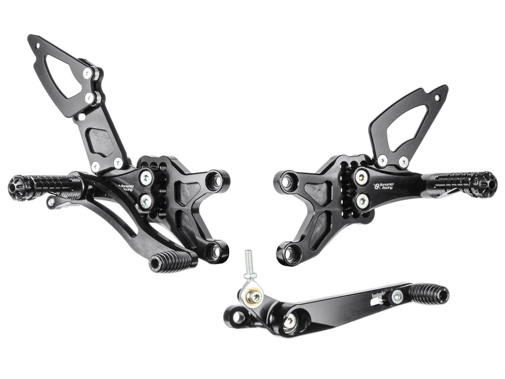 Bonamici Racing Aluminium Rearsets for the Honda CBR600RR 2007-2017 Bonamici Racing Aluminium Rearsets for the Honda CBR600RR 2007-2017